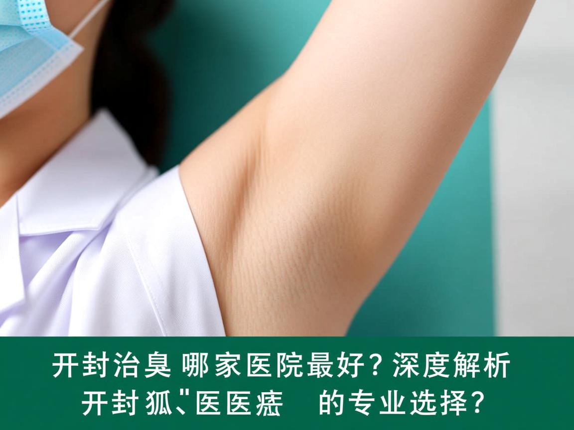 开封治狐臭哪家医院最好？深度解析开封狐臭医院的专业选择