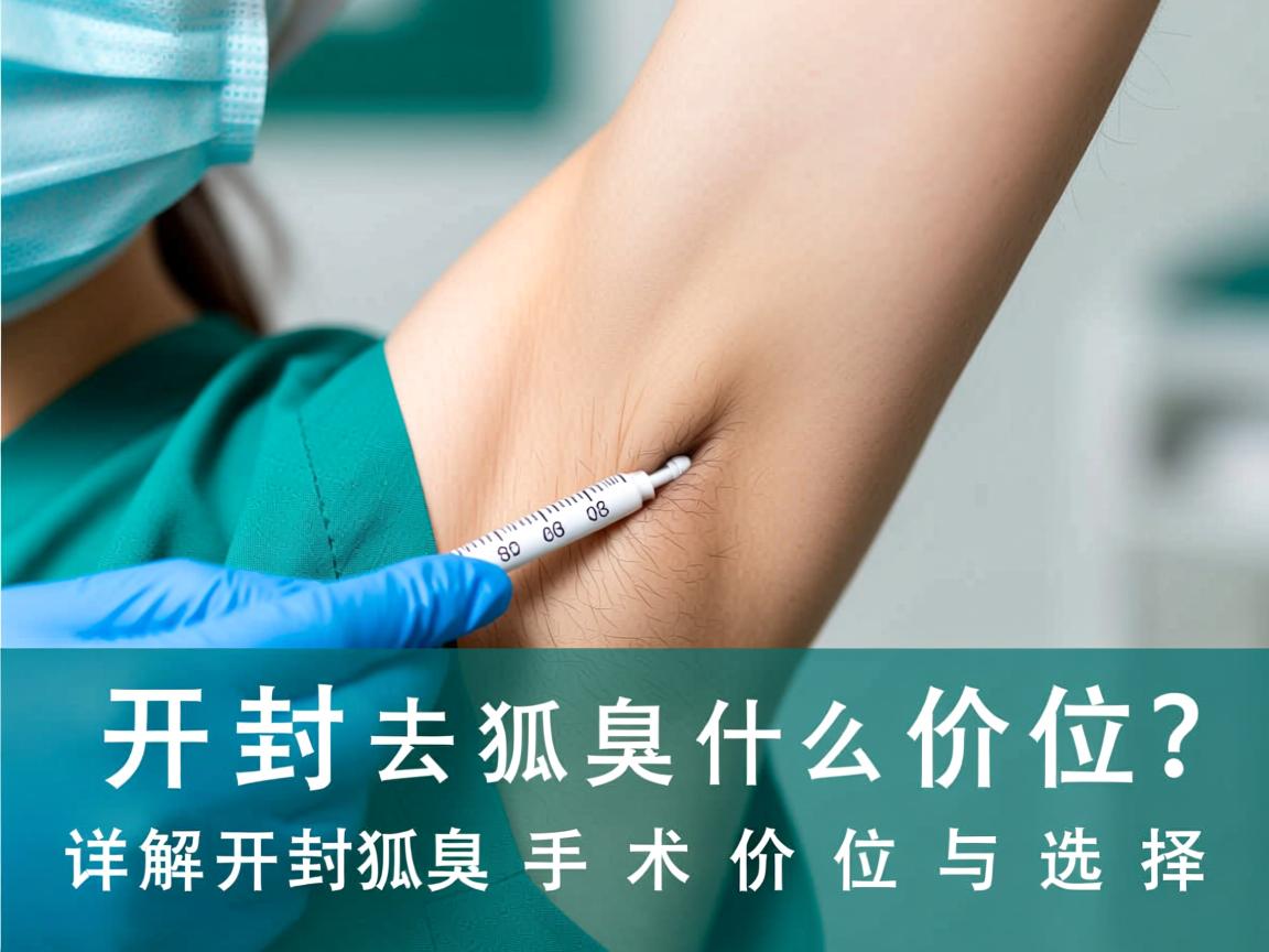 开封去狐臭什么价位？详解开封狐臭手术价位与选择