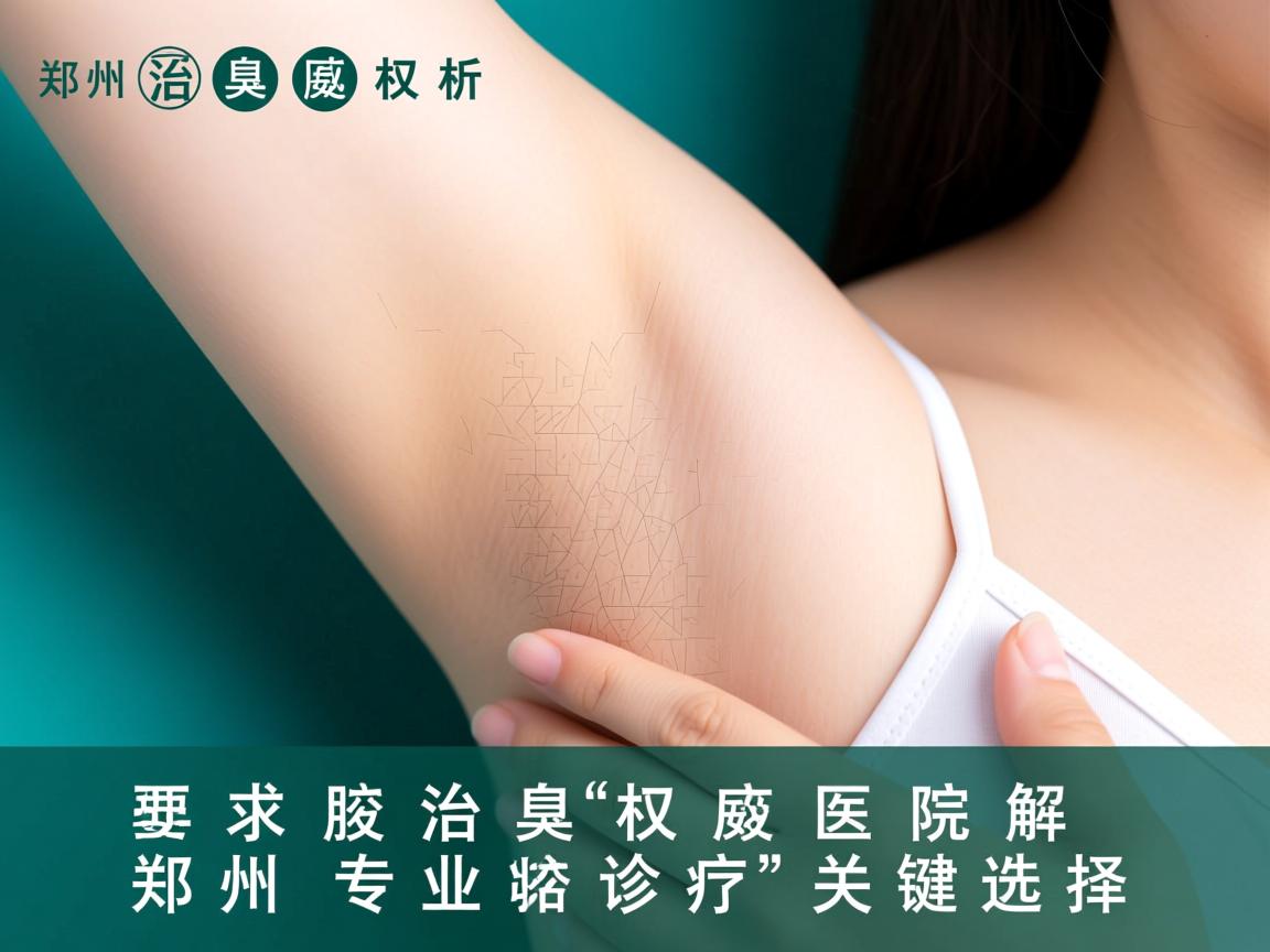 郑州治腋臭权威医院解析，郑州专业腋臭诊疗的关键选择