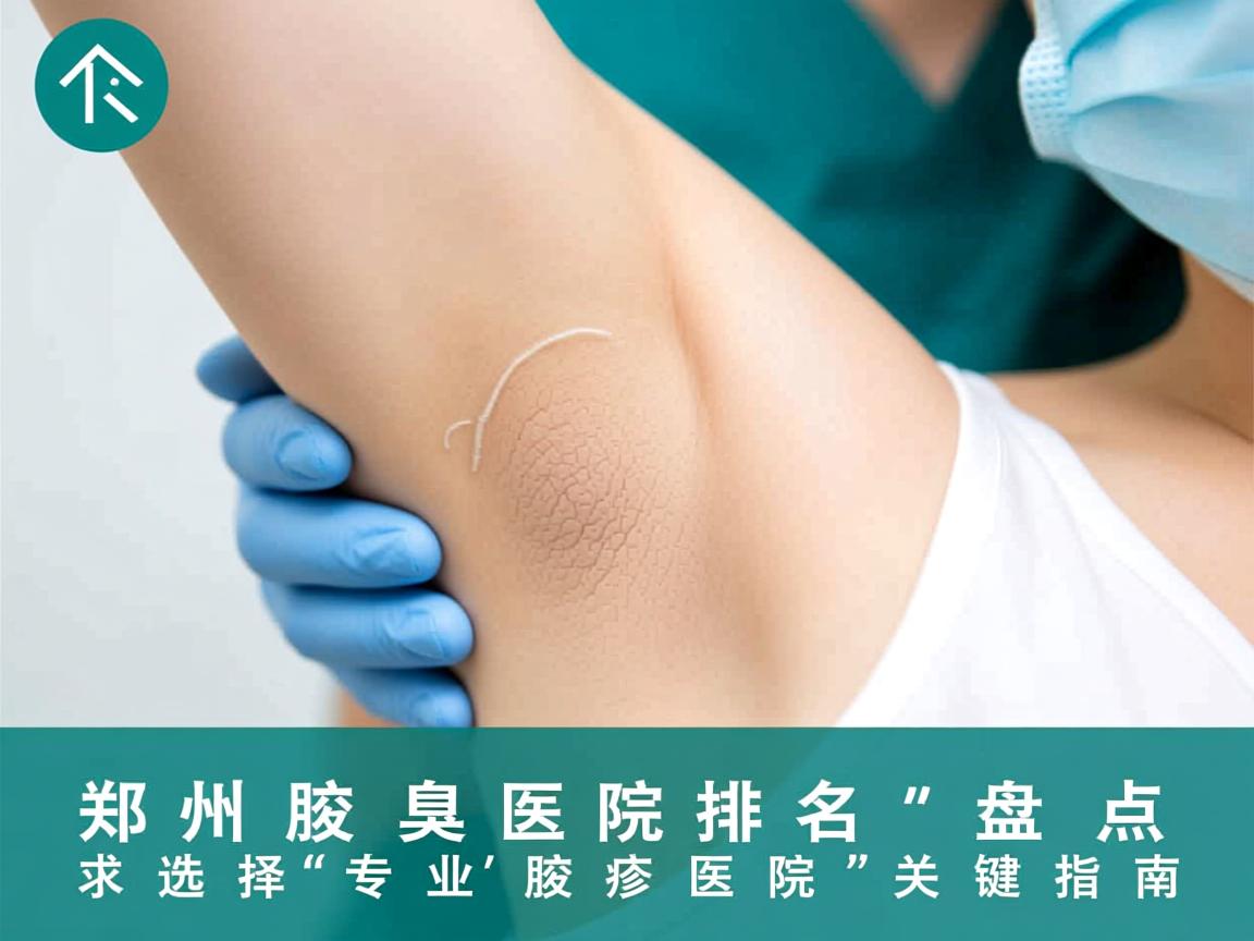 郑州腋臭医院排名盘点，选择专业腋臭医院的关键指南