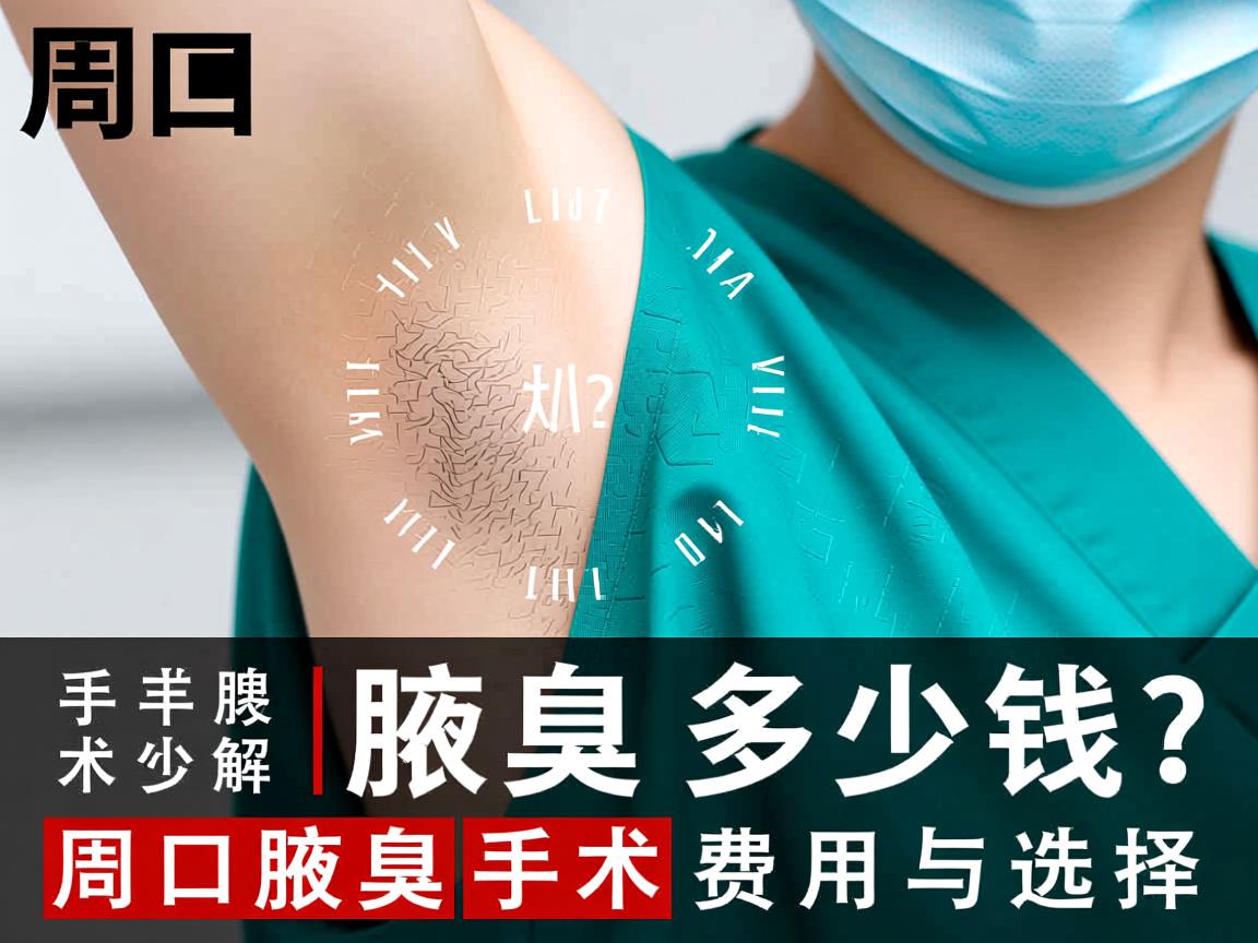 周口腋臭手术多少钱？详解周口腋臭手术费用与选择