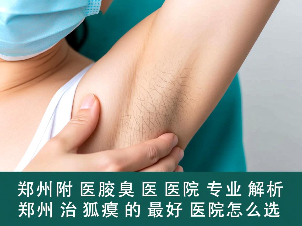 郑州附医腋臭医院专业解析，郑州治狐臭的最好医院怎么选
