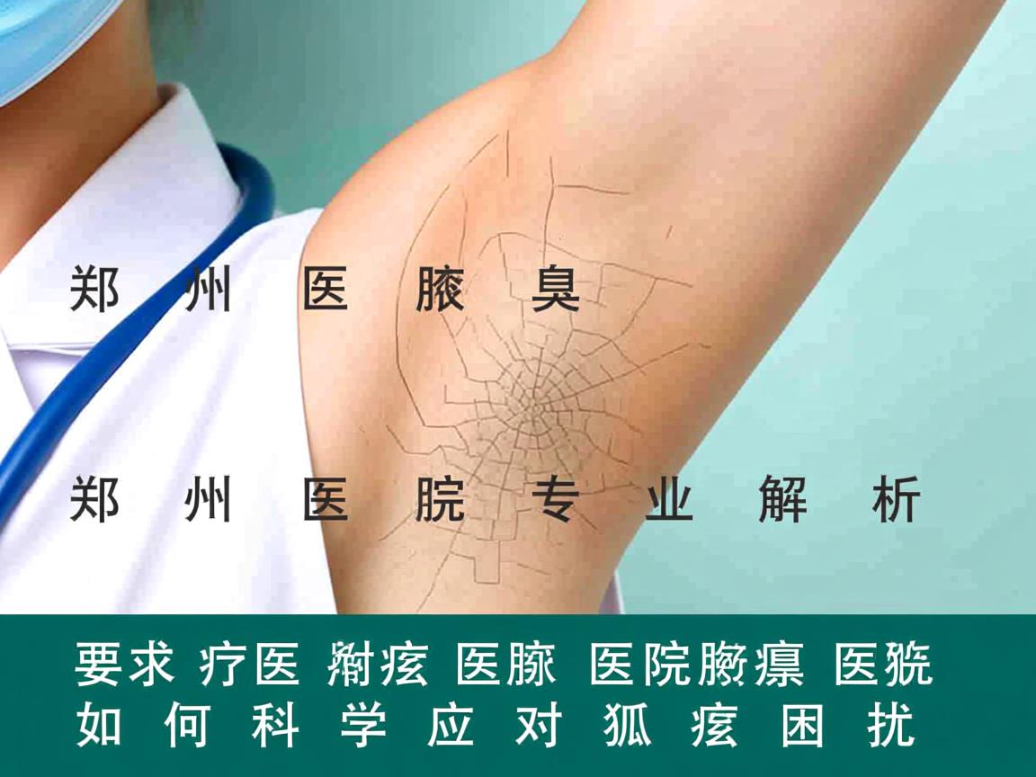 郑州附医腋臭医院专业解析，郑州附医腋臭医院如何科学应对狐臭困扰