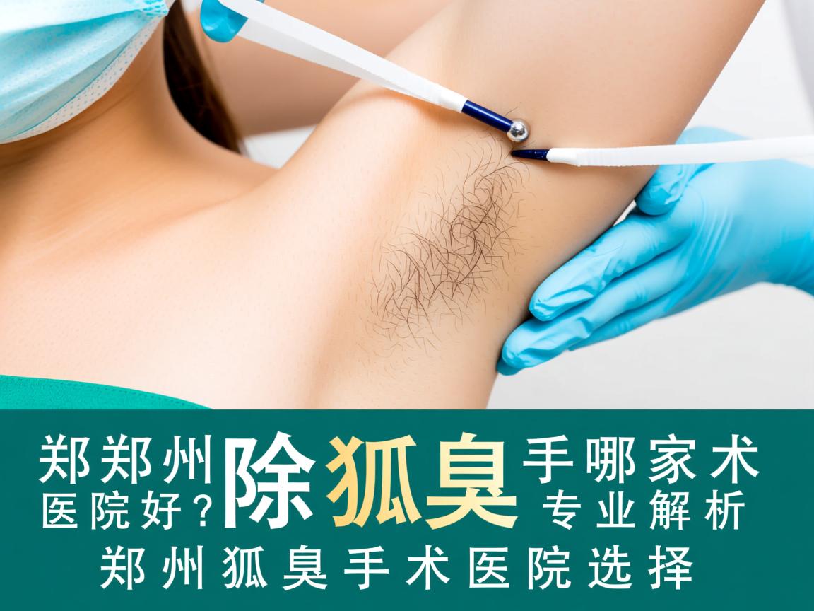 郑州除狐臭手术哪家医院好？专业解析郑州狐臭手术医院选择