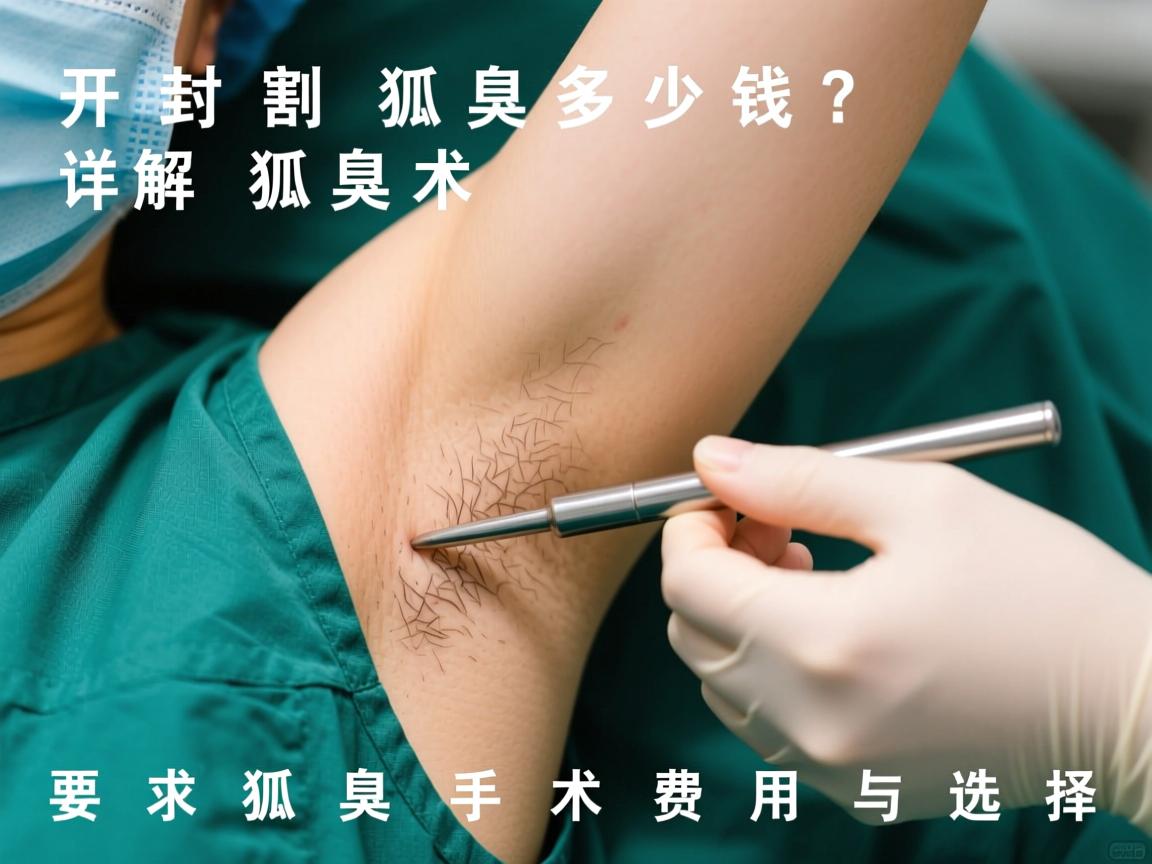 开封割狐臭多少钱?详解狐臭手术费用与选择 开封割狐臭多少钱?详解狐臭手术费用与选择