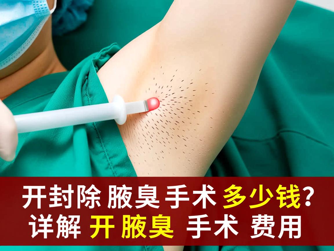 开封除腋臭手术多少钱?详解开封腋臭手术费用 开封除腋臭手术多少钱?详解开封腋臭手术费用