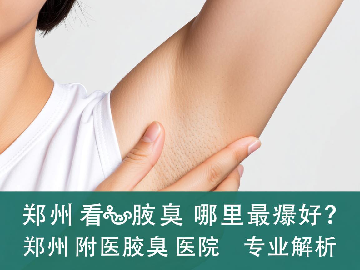 郑州看腋臭哪里最好？郑州附医腋臭医院专业解析