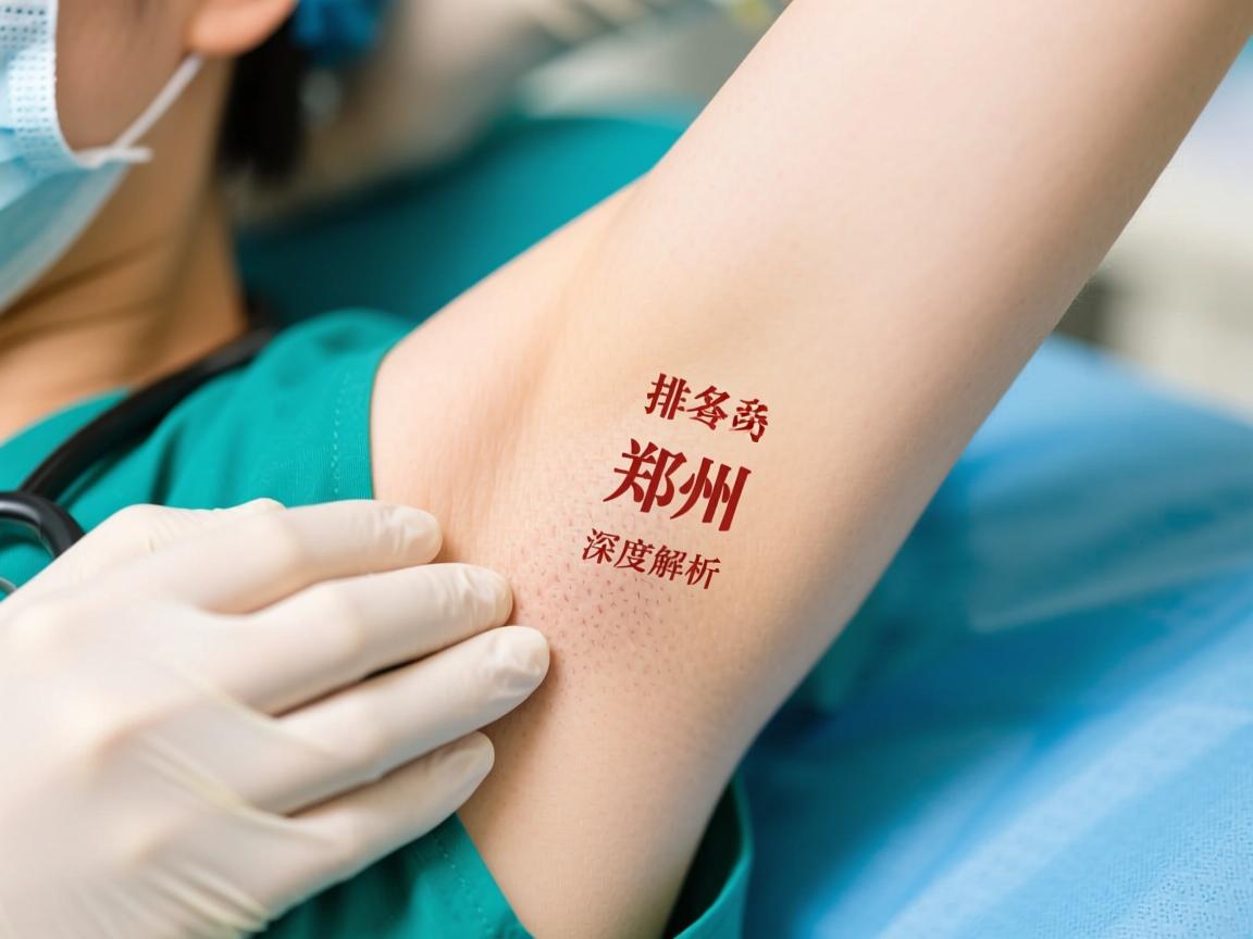 郑州腋臭医院排名深度解析，选择专业腋臭治疗医院的关键