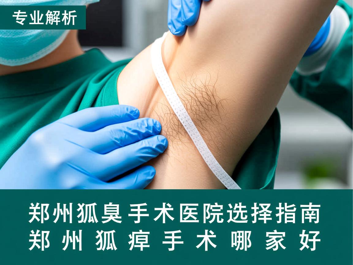 郑州狐臭手术医院选择指南，专业解析郑州狐臭手术哪家好