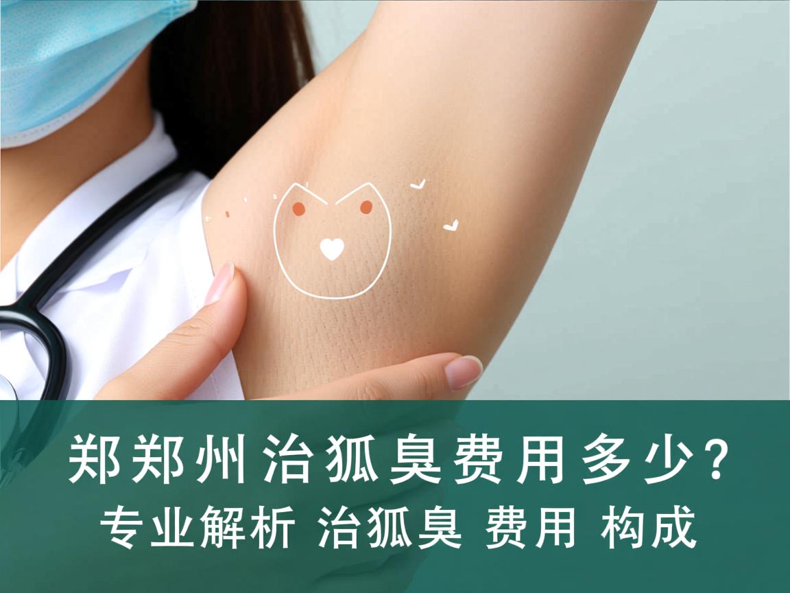 郑州治狐臭费用多少？专业解析治狐臭费用构成
