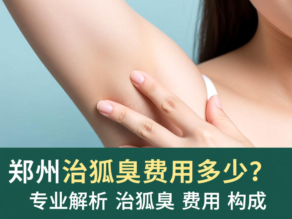郑州治狐臭费用多少？专业解析治狐臭费用构成