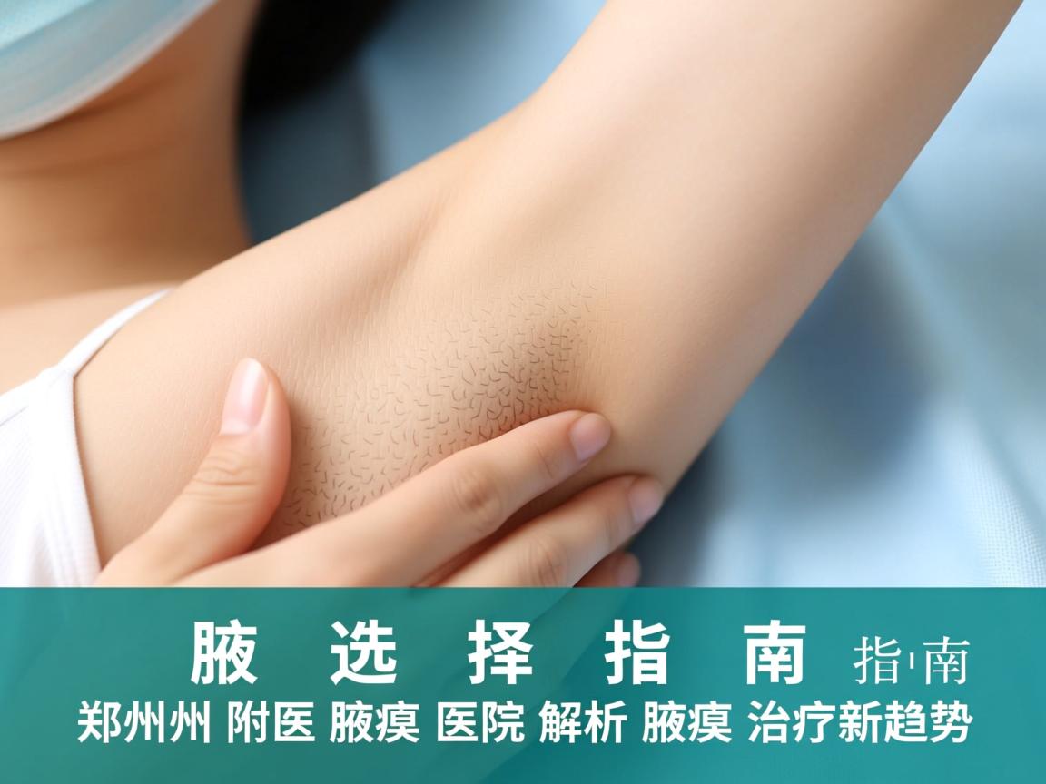 腋臭治疗选择指南，郑州附医腋臭医院解析腋臭治疗新趋势