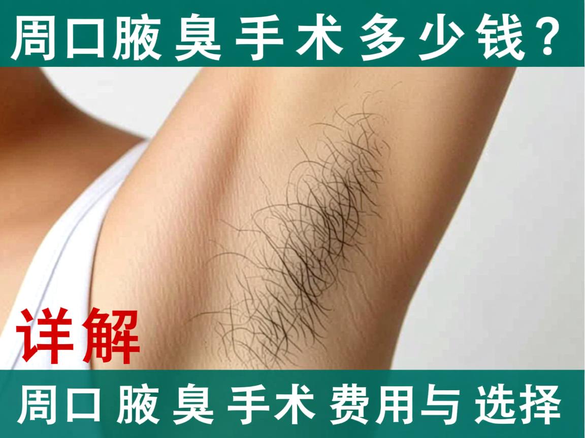 周口祛腋臭手术多少钱？详解周口腋臭手术费用与选择