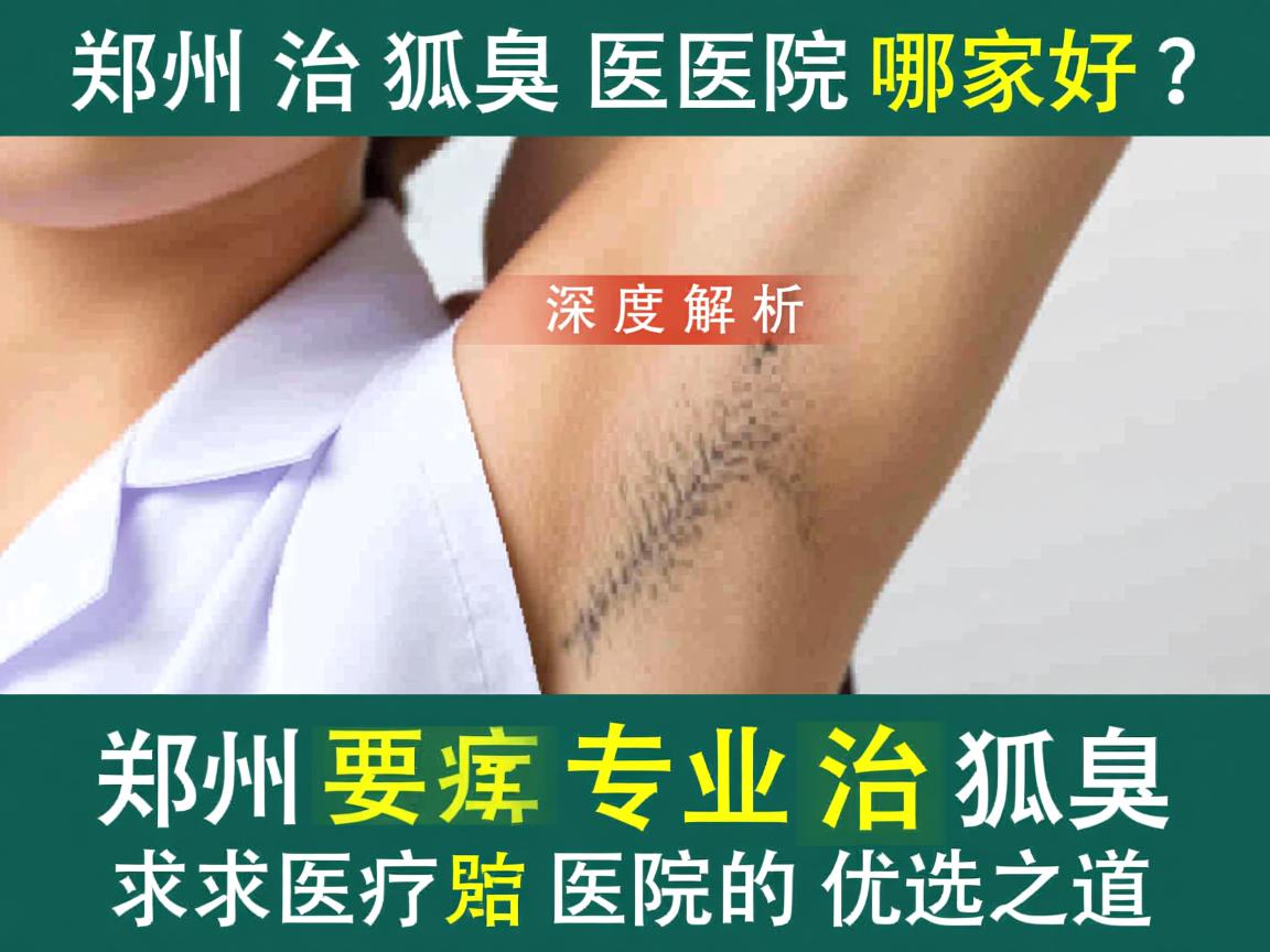 郑州治狐臭医院哪家好？深度解析郑州专业治狐臭医院的优选之道