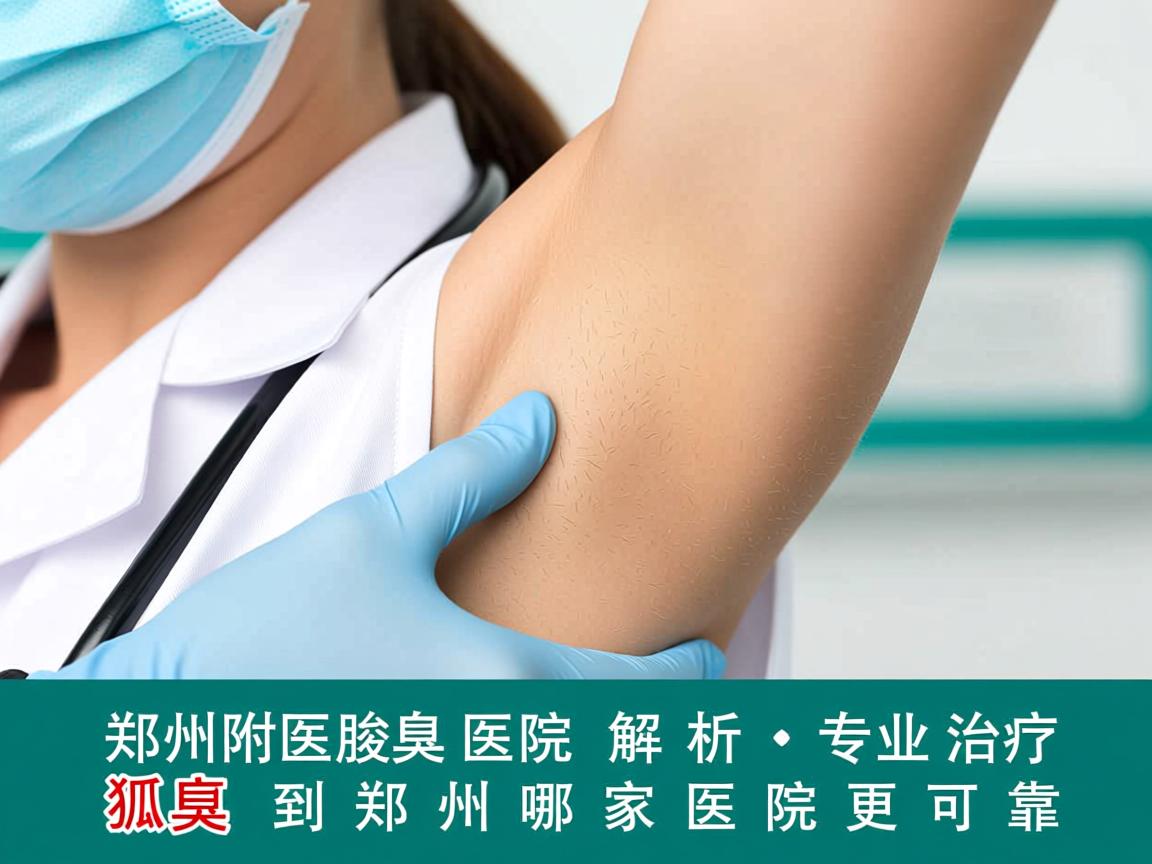 郑州附医腋臭医院解析，专业治疗狐臭到郑州哪家医院更可靠