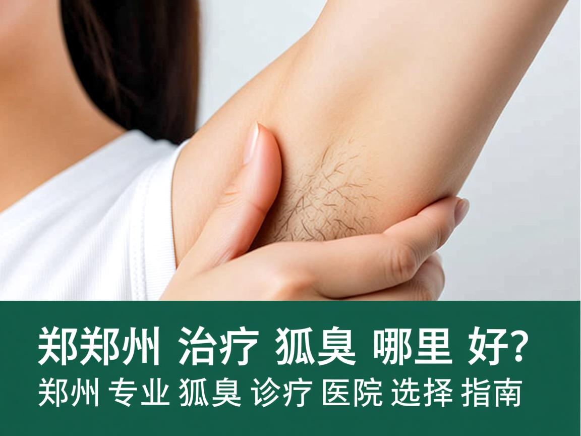 郑州治疗狐臭哪里好？郑州专业狐臭诊疗医院选择指南