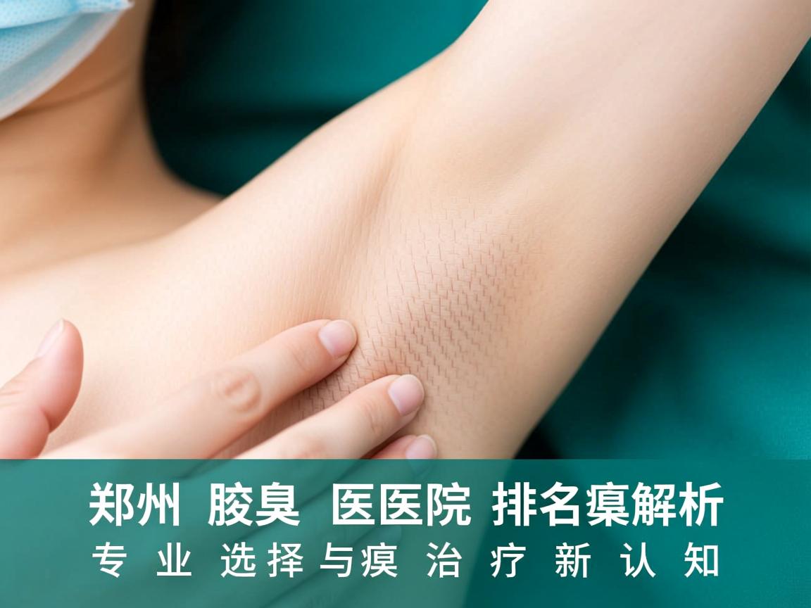 郑州腋臭医院排名解析,专业选择与腋臭治疗新认知 郑州腋臭医院排名解析,专业选择与腋臭治疗新认知