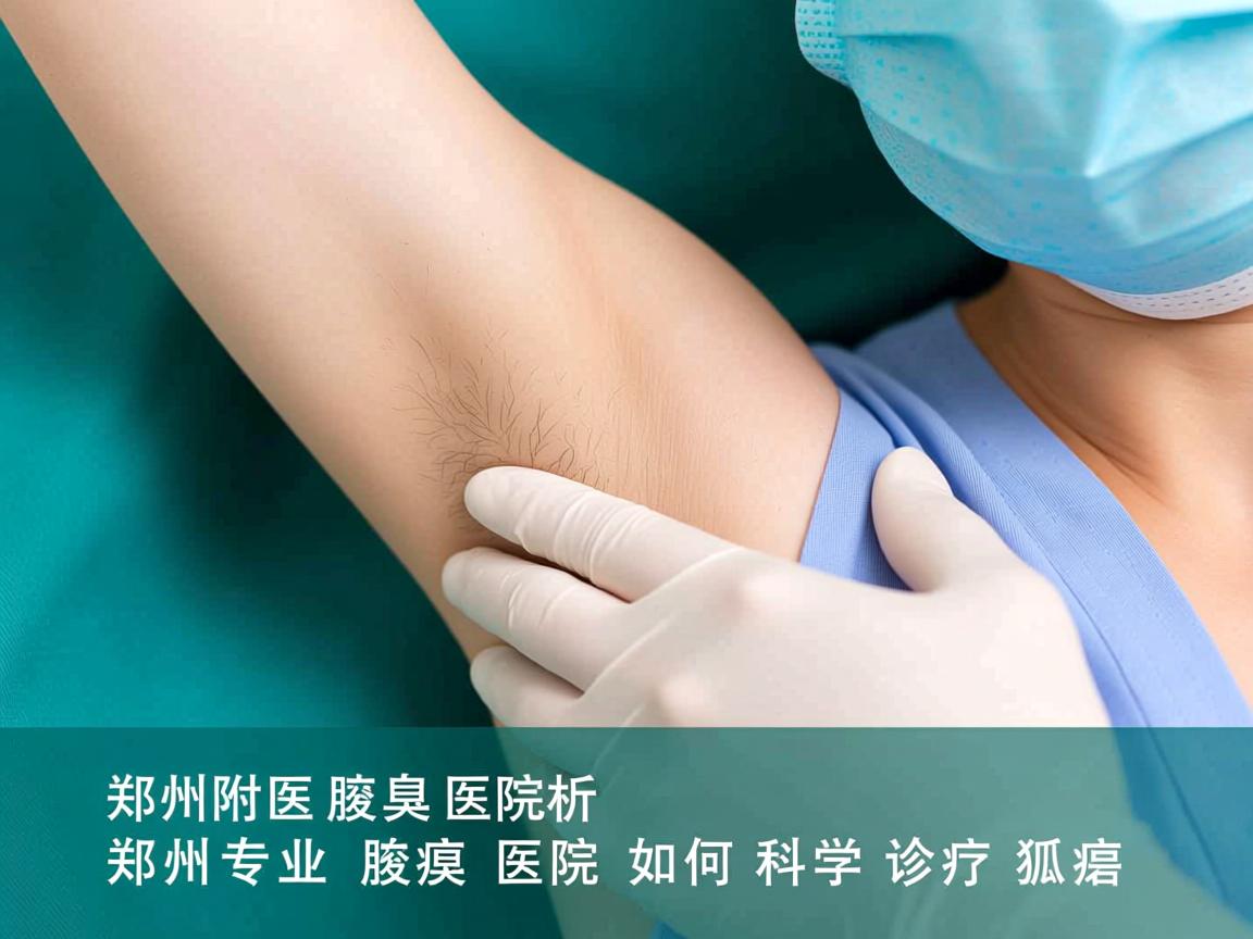 郑州附医腋臭医院解析，郑州专业腋臭医院如何科学诊疗狐臭