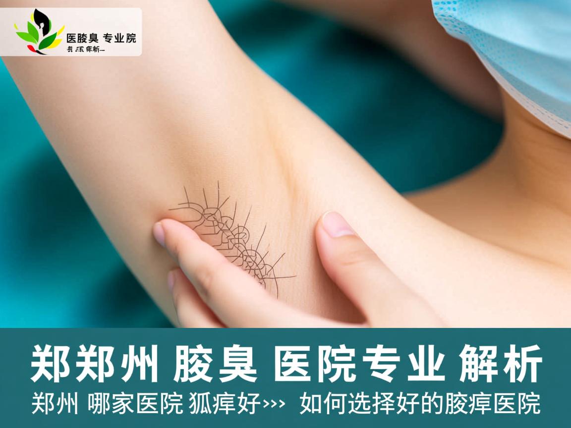 郑州腋臭医院专业解析，郑州哪家医院狐臭好，如何选择好的腋臭医院