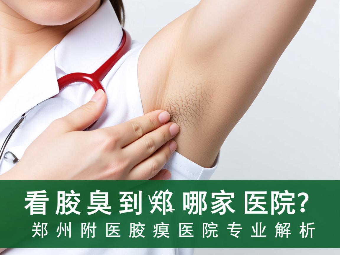 看腋臭到郑州哪家医院？郑州附医腋臭医院专业解析