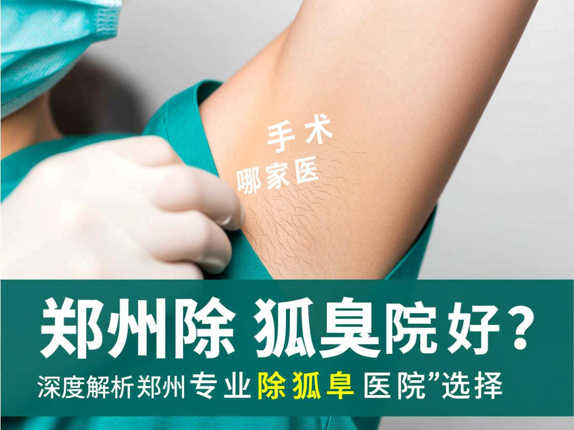 郑州除狐臭手术哪家医院好？深度解析郑州专业除狐臭医院的选择