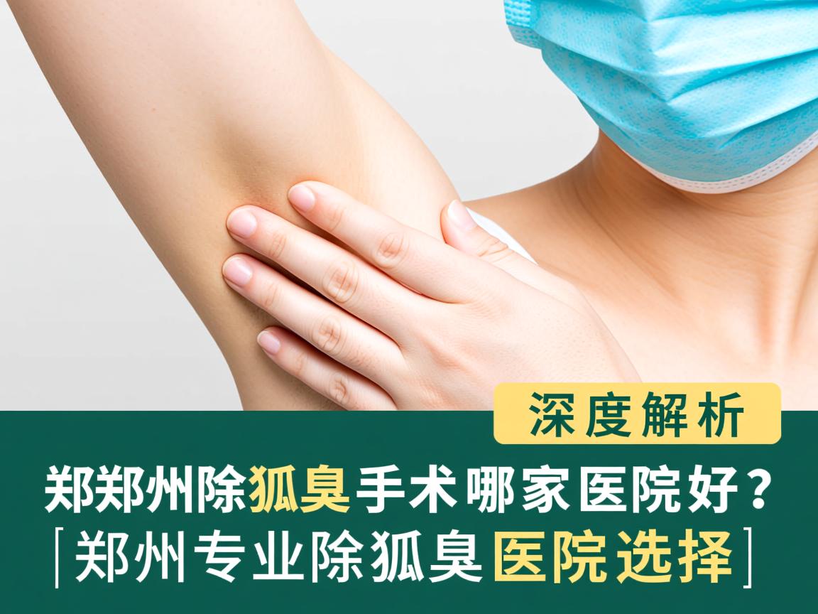 郑州除狐臭手术哪家医院好？深度解析郑州专业除狐臭医院的选择