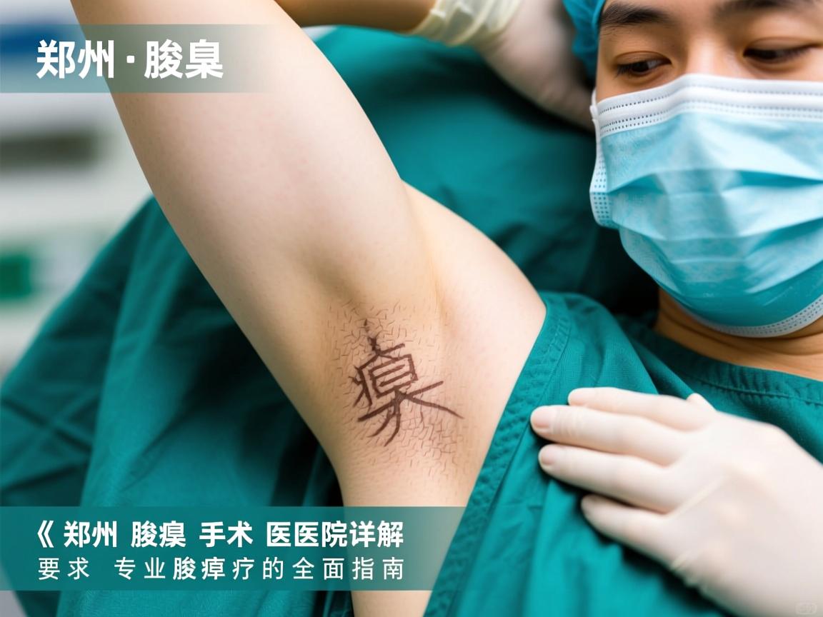 郑州腋臭手术医院详解，郑州专业腋臭医疗的全面指南