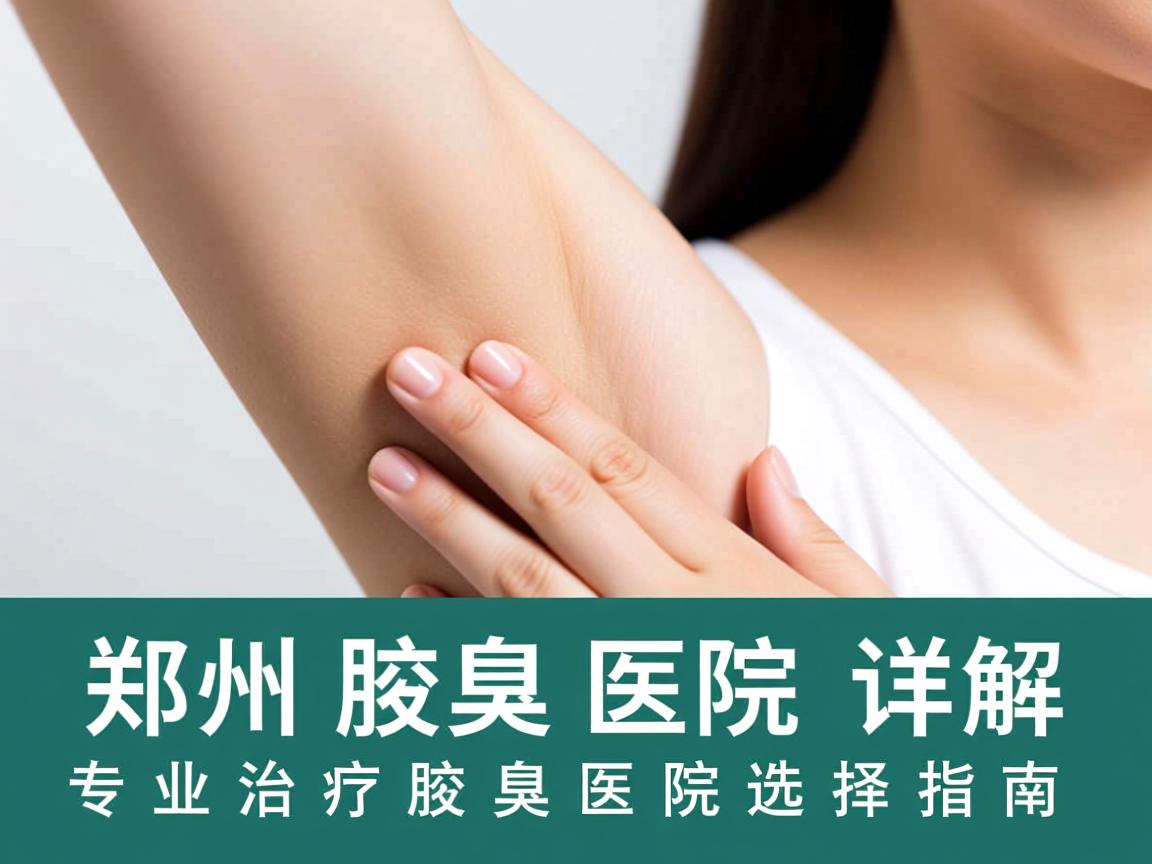 郑州腋臭医院详解，郑州专业治疗腋臭的医院选择指南