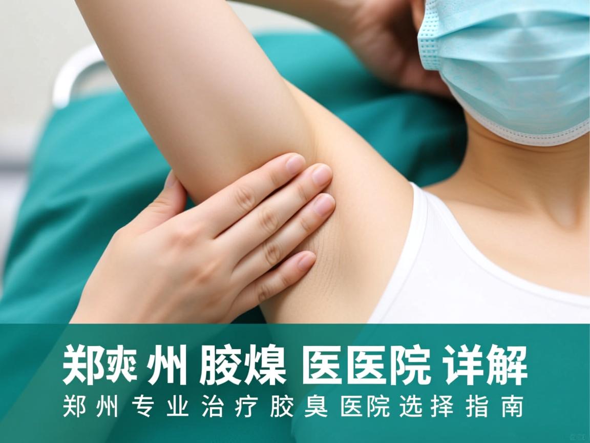 郑州腋臭医院详解，郑州专业治疗腋臭的医院选择指南