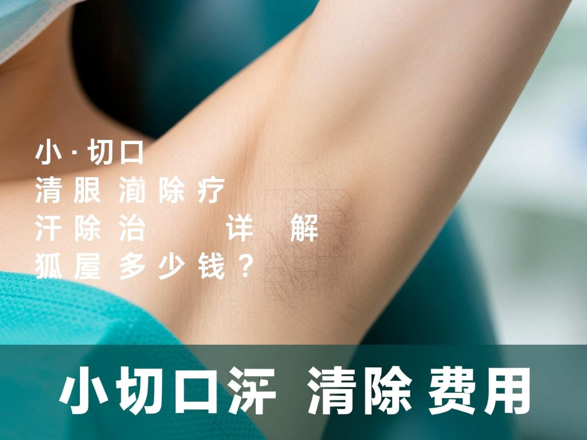 小切口汗腺清除治疗狐臭多少钱？详解小切口汗腺清除费用