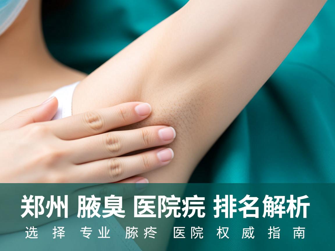 郑州腋臭医院排名解析，选择专业腋臭医院的权威指南