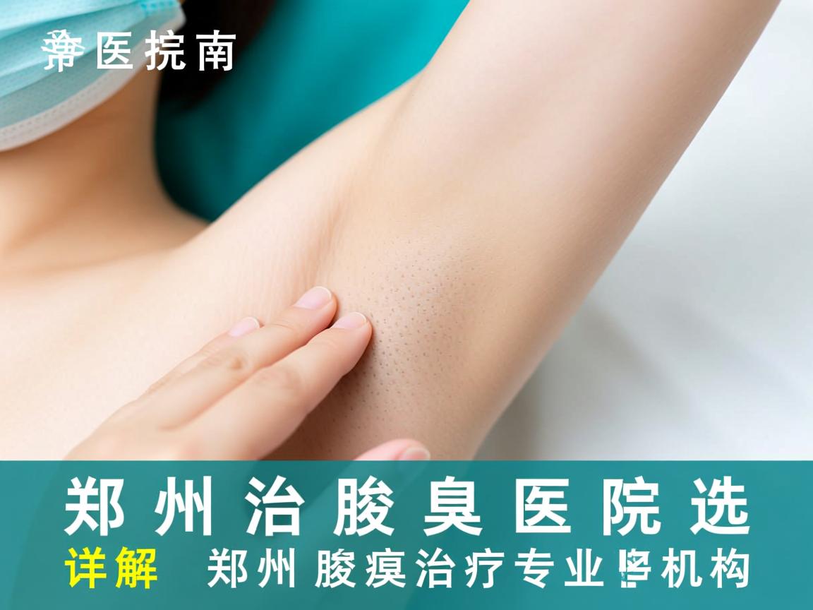 郑州治腋臭医院选择指南，详解郑州腋臭治疗专业机构