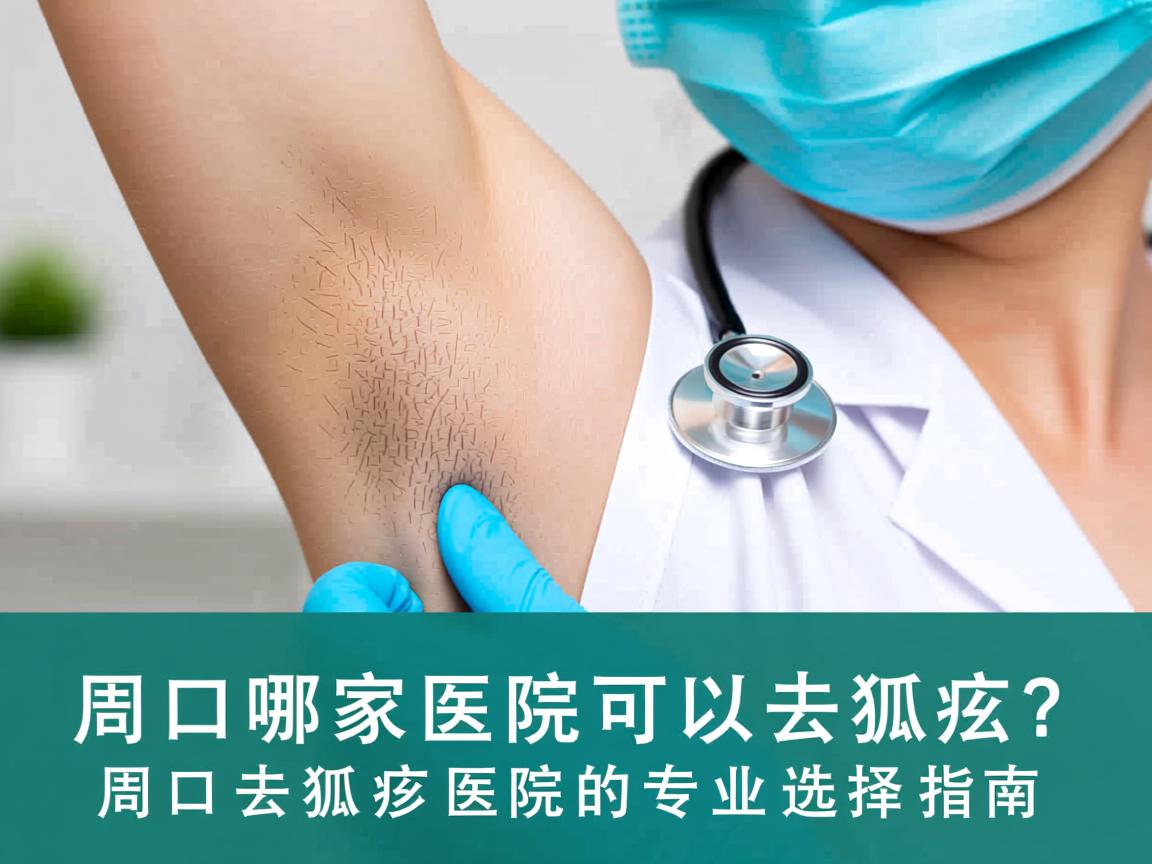 周口哪家医院可以去狐臭？周口去狐臭医院的专业选择指南