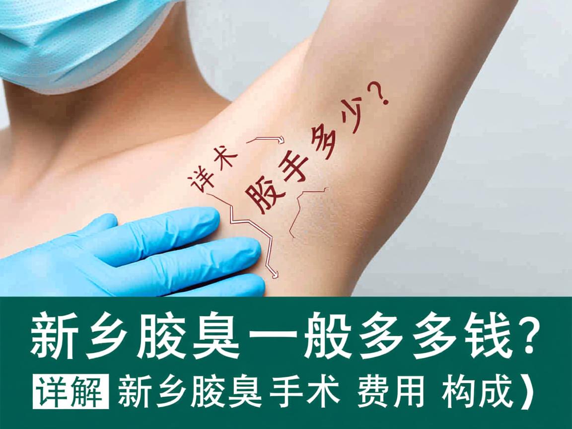 新乡腋臭手术一般多少钱？详解新乡腋臭手术费用构成