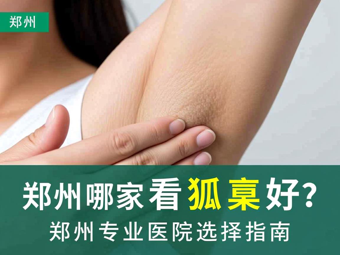 郑州哪家医院看狐臭好？郑州专业医院选择指南