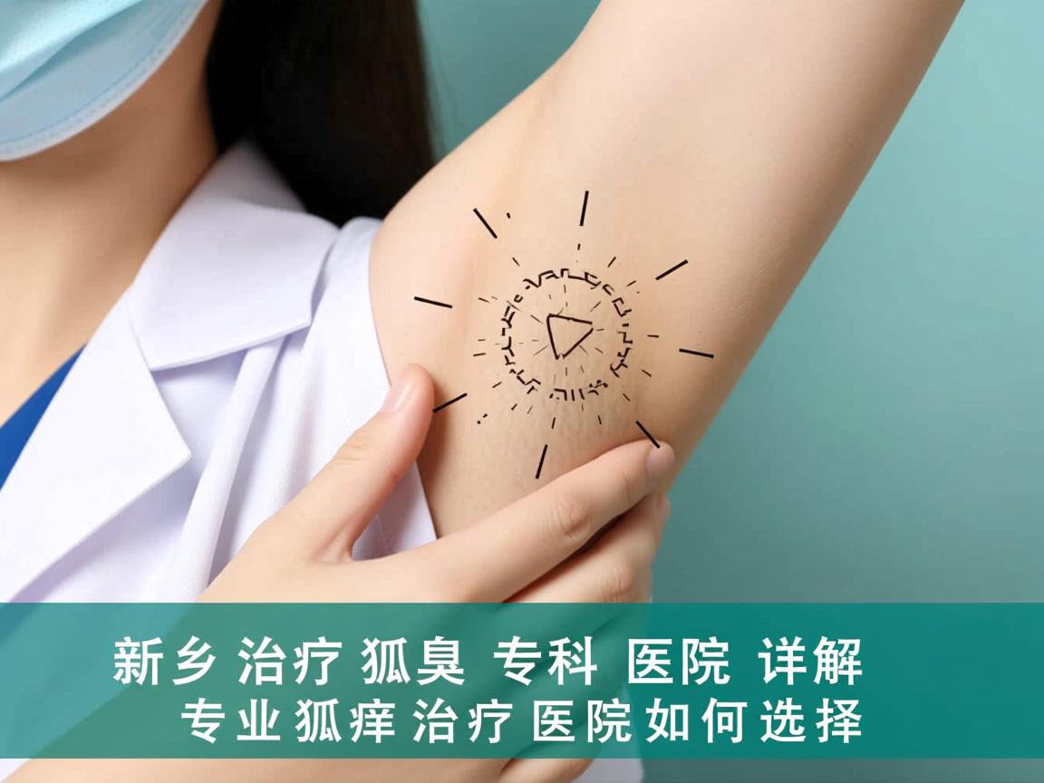 新乡治疗狐臭专科医院详解，专业狐臭治疗医院如何选择