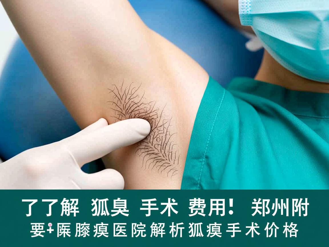 了解狐臭手术费用，郑州附医腋臭医院解析狐臭手术价格