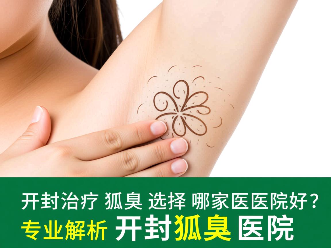 开封治疗狐臭选择哪家医院好？专业解析开封狐臭医院