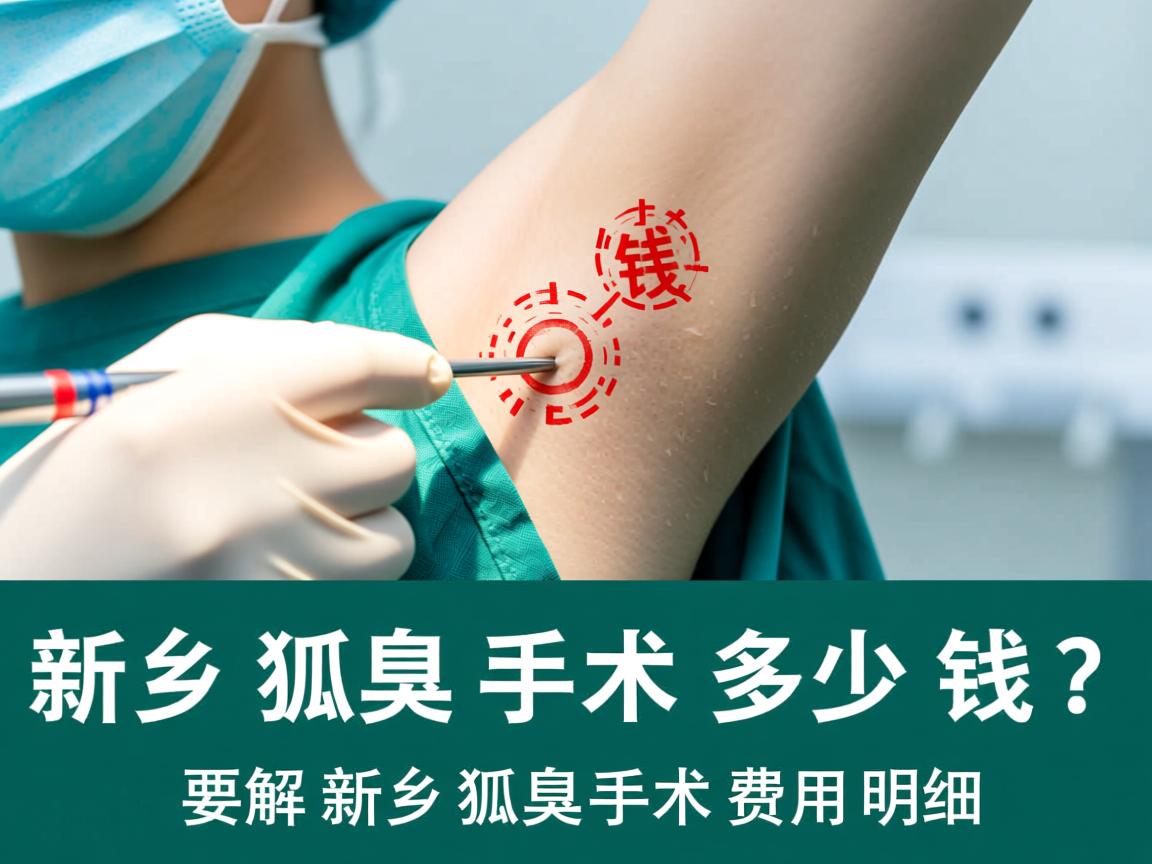 新乡狐臭手术多少钱？解析新乡狐臭手术费用明细