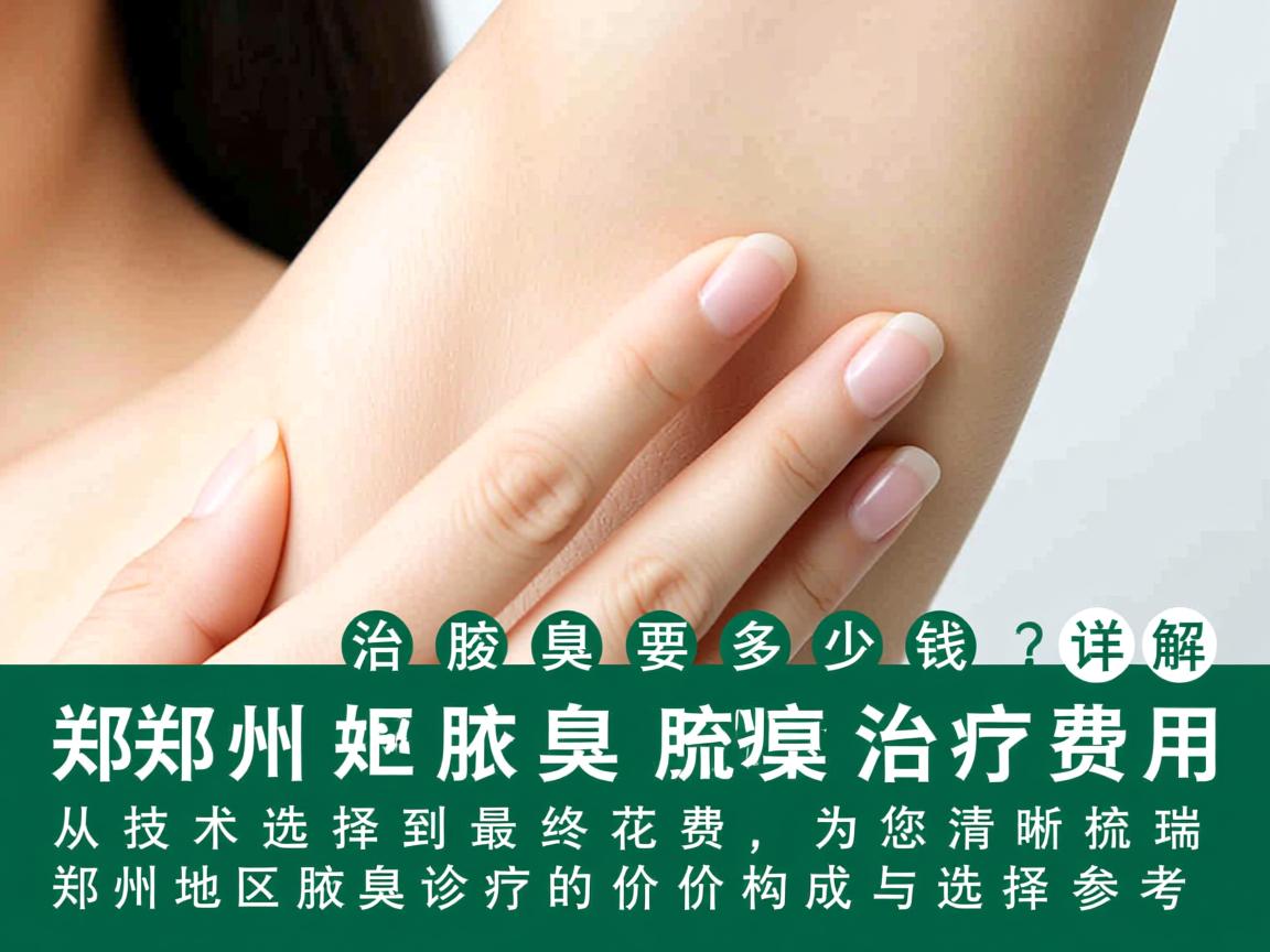 郑州治腋臭要多少钱?详解郑州腋臭治疗费用
从技术选择到最终花费,为您清晰梳理郑州地区腋臭诊疗的价格构成与选择参考 郑州治腋臭要多少钱?详解郑州腋臭治疗费用
从技术选择到最终花费,为您清晰梳理郑州地区腋臭诊疗的价格构成与选择参考