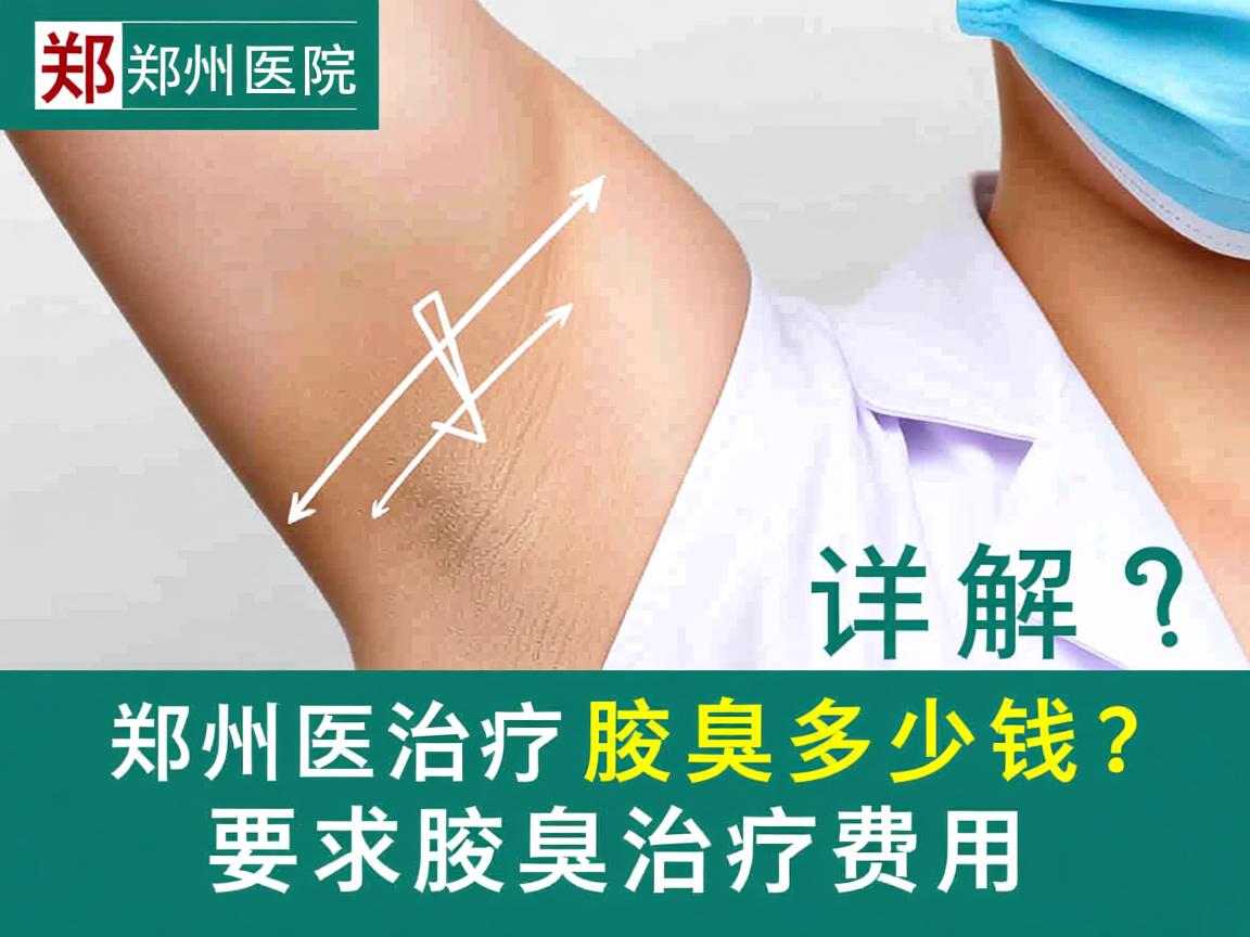 郑州医院治疗腋臭多少钱？详解郑州腋臭治疗费用