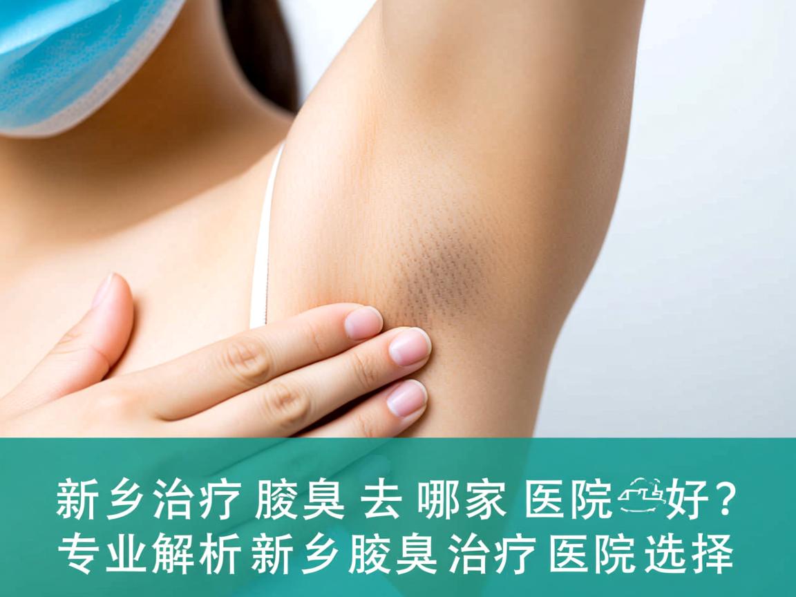 新乡治疗腋臭去哪家医院好？专业解析新乡腋臭治疗医院选择