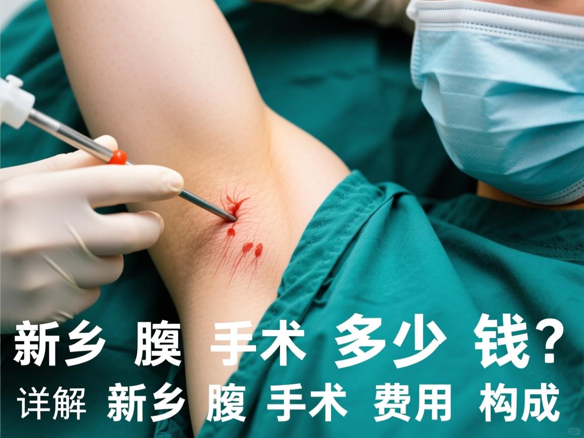 新乡腋臭手术多少钱？详解新乡腋臭手术费用构成