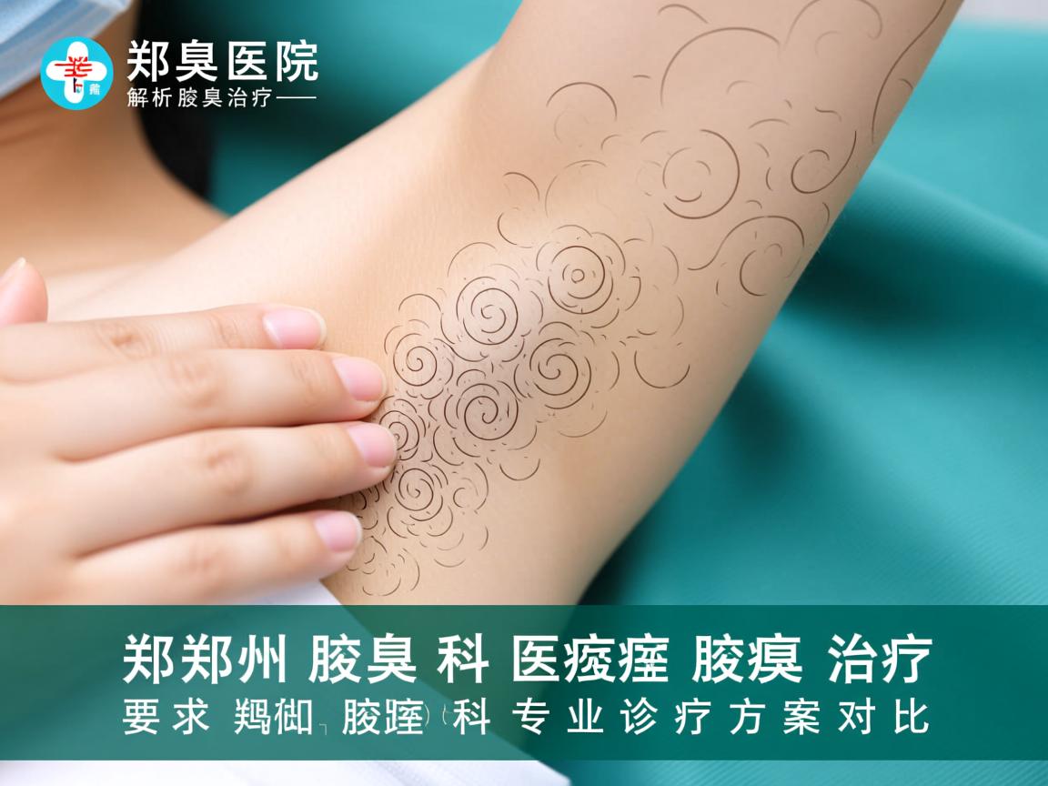郑州腋臭科医院解析腋臭治疗，郑州腋臭科专业诊疗方案对比