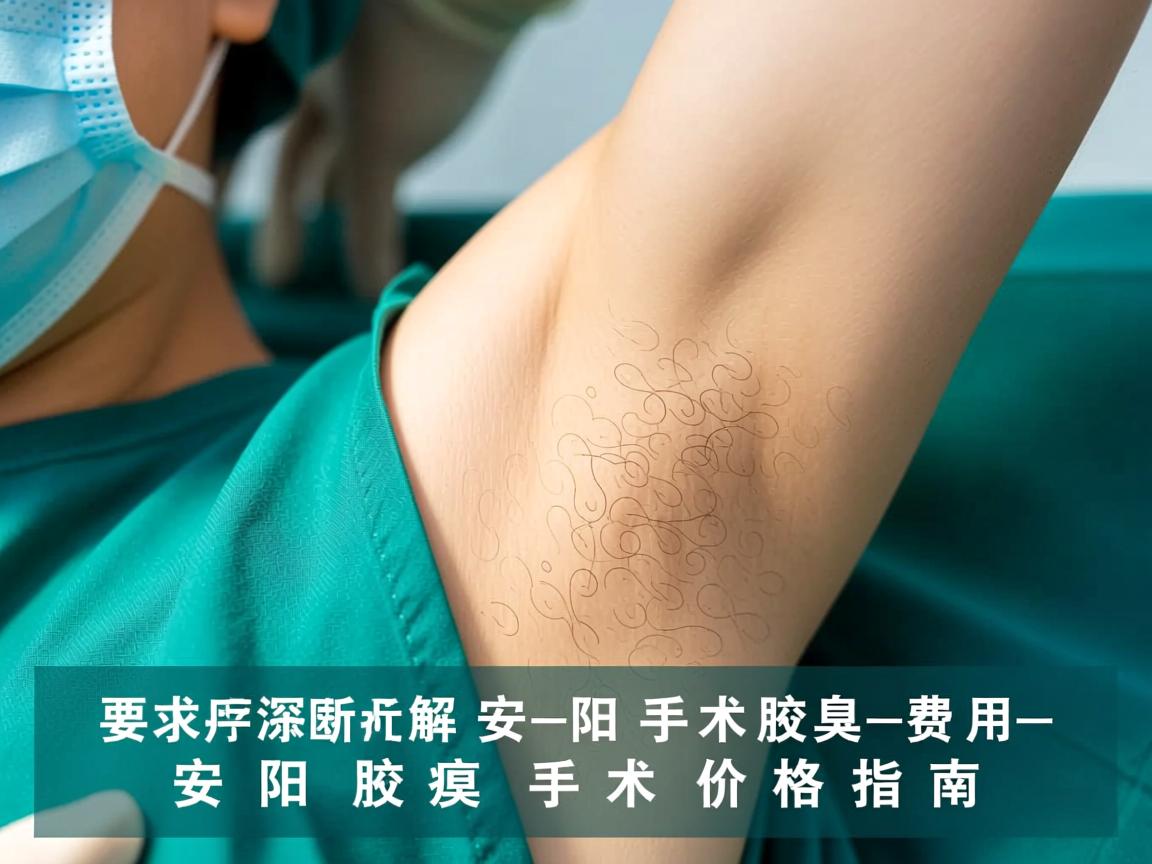 深度解析安阳手术腋臭费用 安阳腋臭手术价格指南