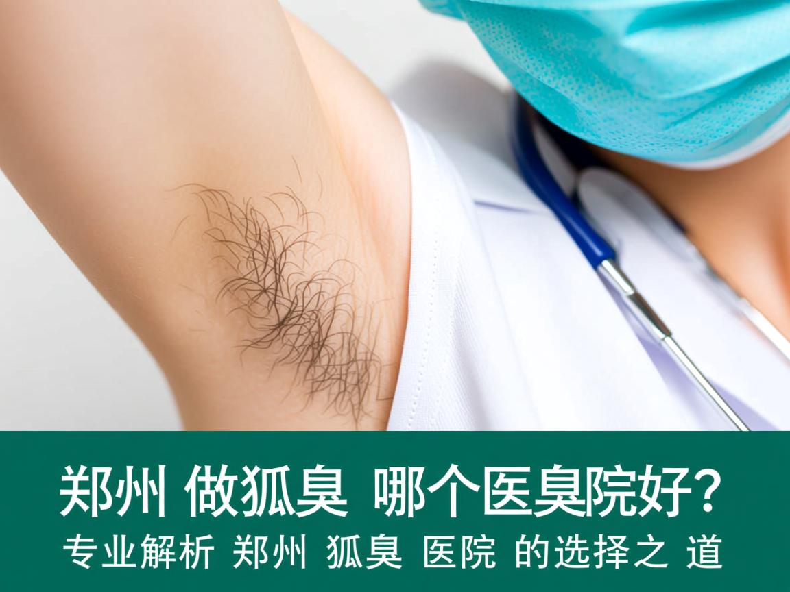 郑州做狐臭哪个医院好？专业解析郑州狐臭医院的选择之道