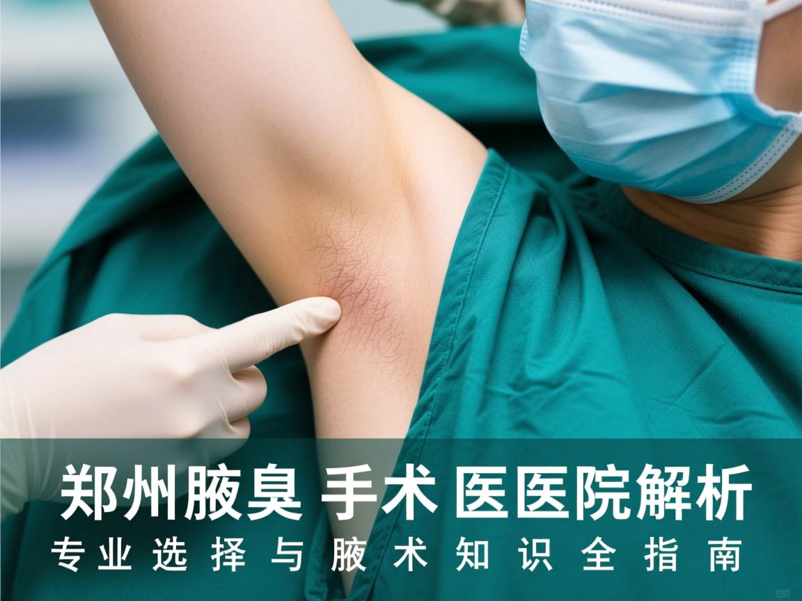 郑州腋臭手术医院解析,专业选择与腋臭手术知识全指南 郑州腋臭手术医院解析,专业选择与腋臭手术知识全指南