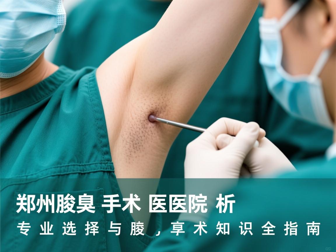 郑州腋臭手术医院解析,专业选择与腋臭手术知识全指南 郑州腋臭手术医院解析,专业选择与腋臭手术知识全指南