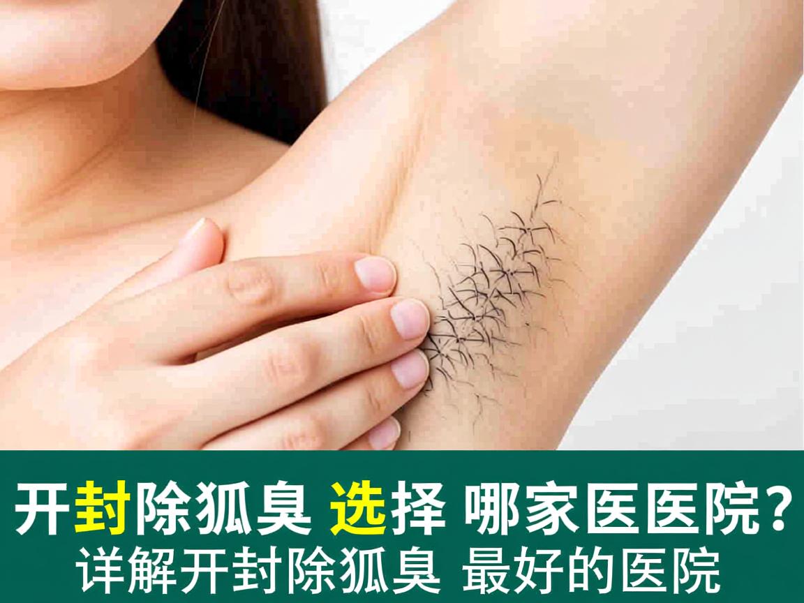 开封除狐臭选择哪家医院？详解开封除狐臭最好的医院