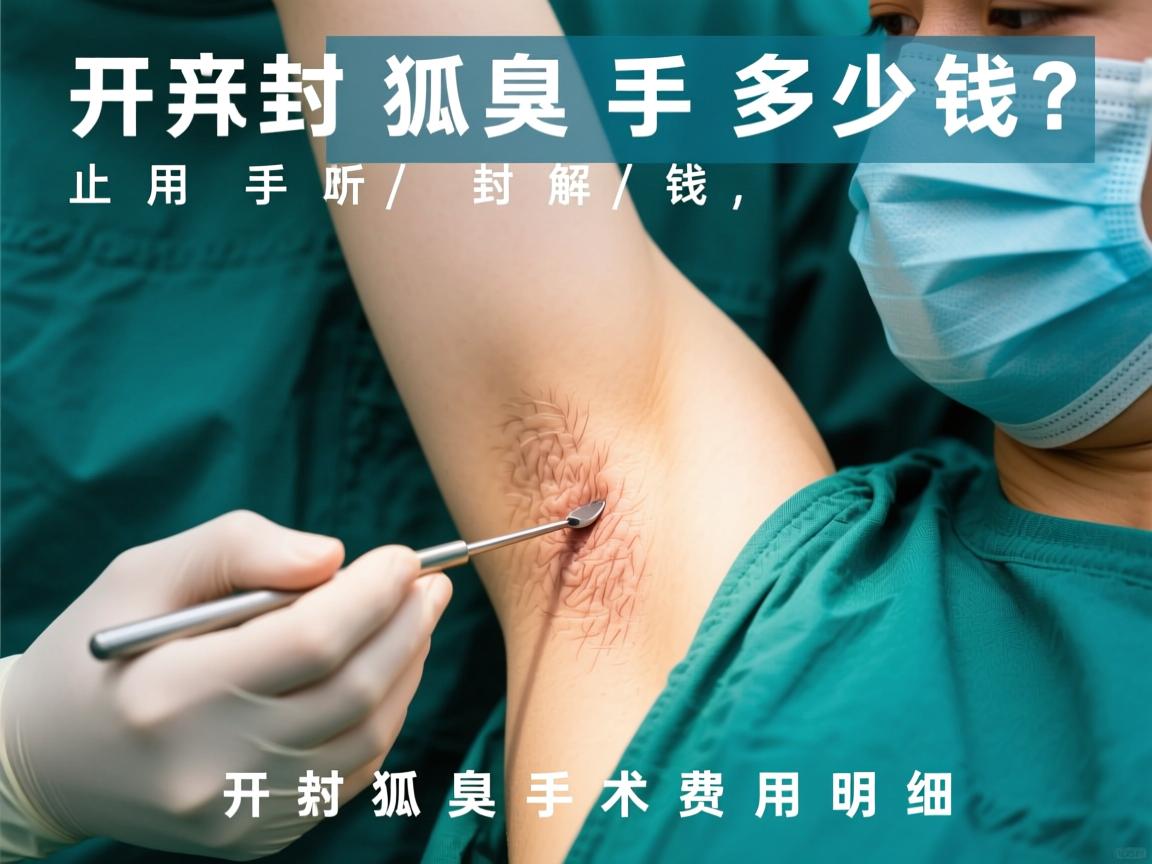 开封狐臭手术多少钱？解析开封狐臭手术费用明细
